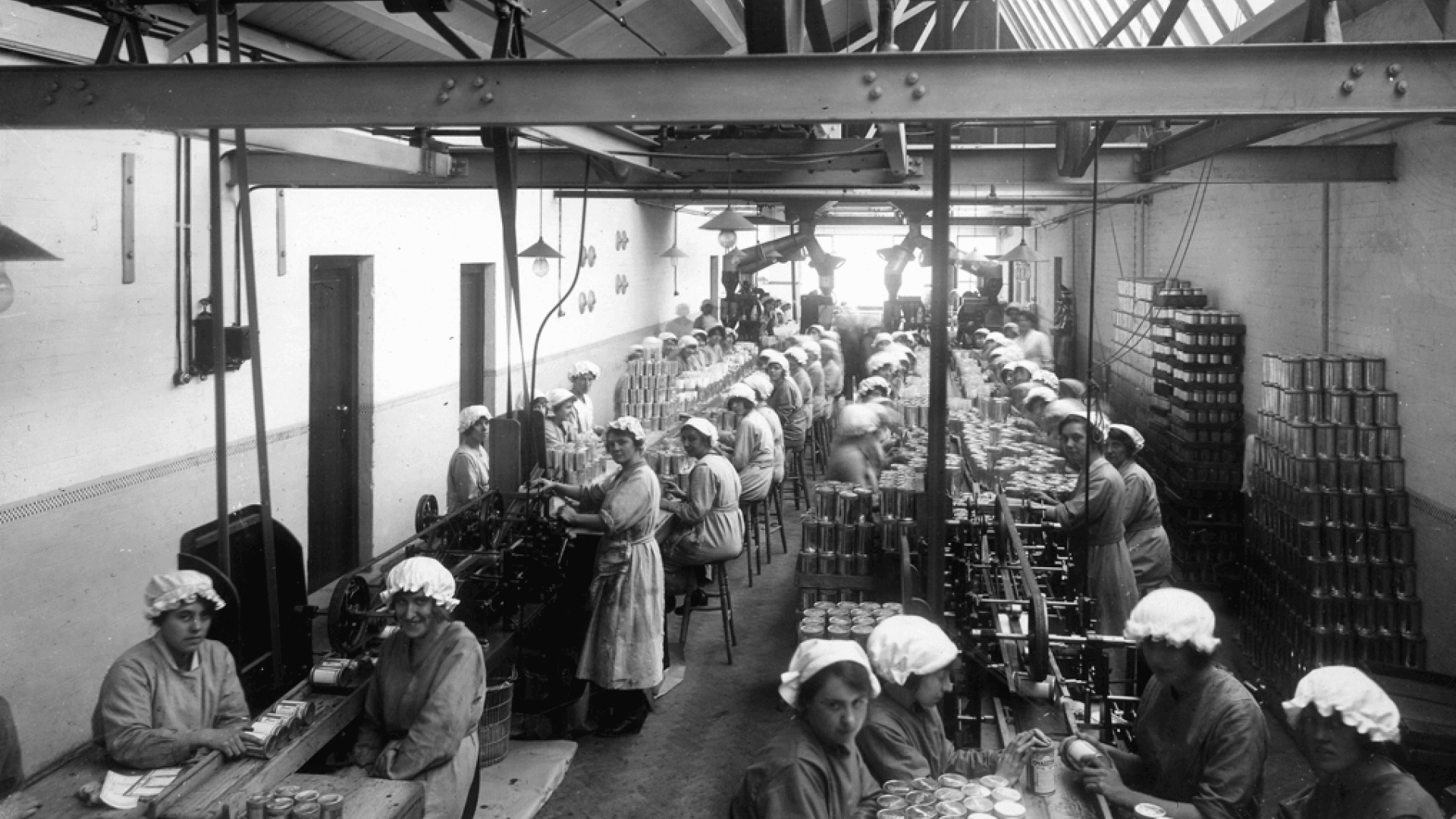 Production facilities back in the old days