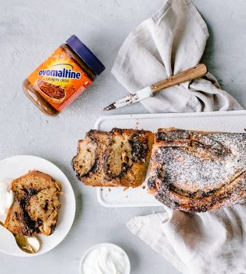 Ovomaltine Crunchy Cream Banana Bread